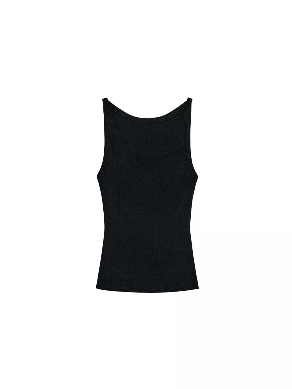 Zara Halter Ribbed Top